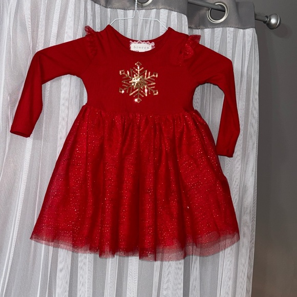 btween Other - Gorgeous red and golds formal Christmas dress!